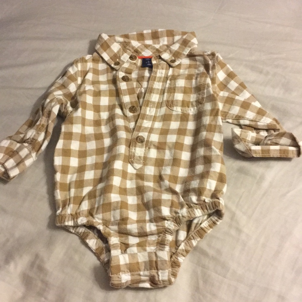 Flannel onesie